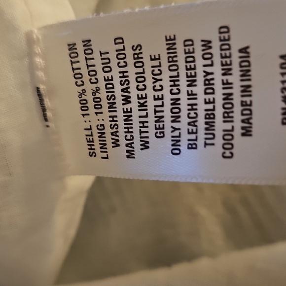 Navy and White Striped Fabric with Pink Accent (Crown and Ivy) - Picture 9 of 9